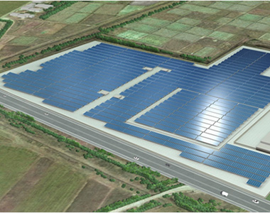 Construction Underway on Mega Solar Project in the Miike Area